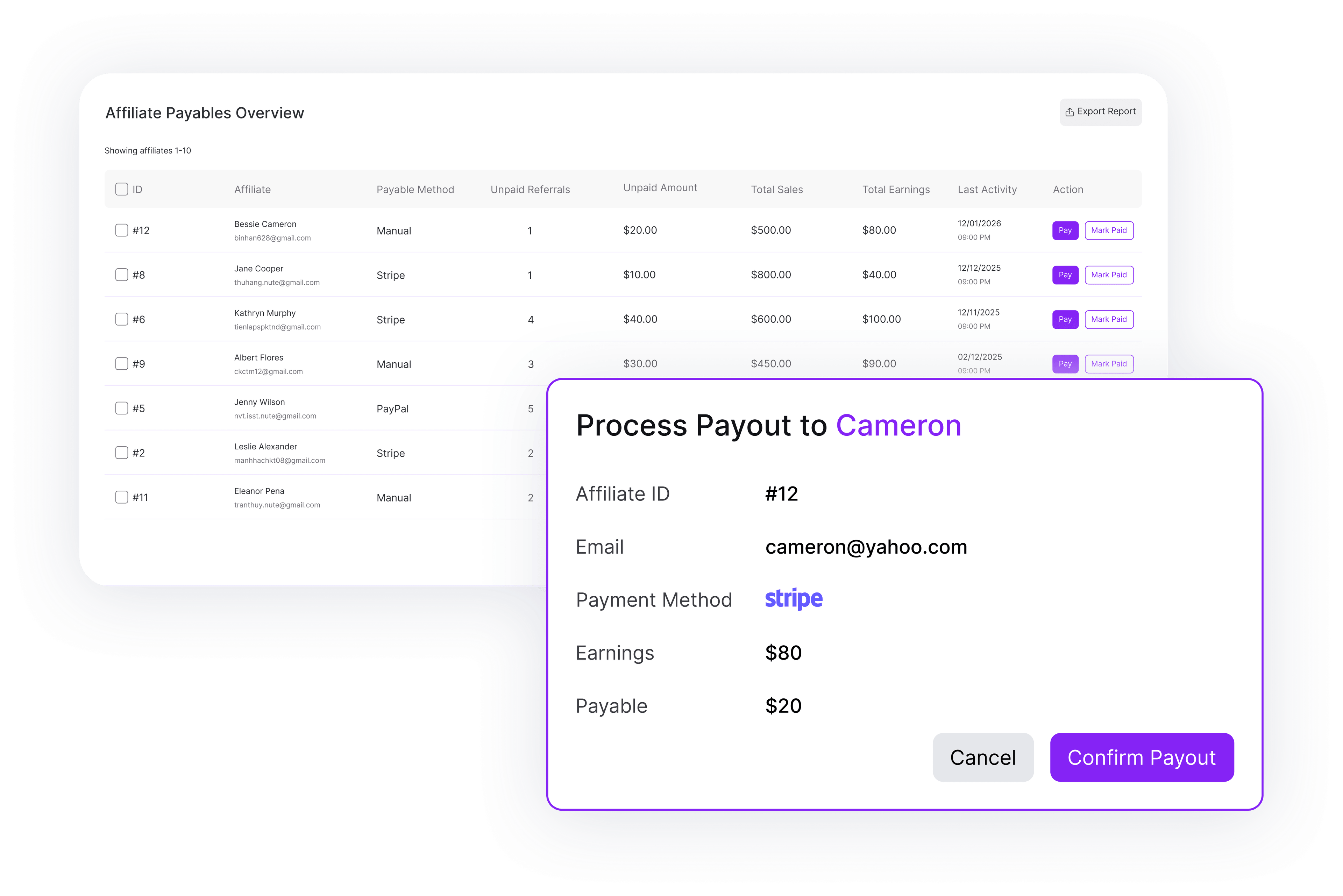 Payout is Just One Click Away