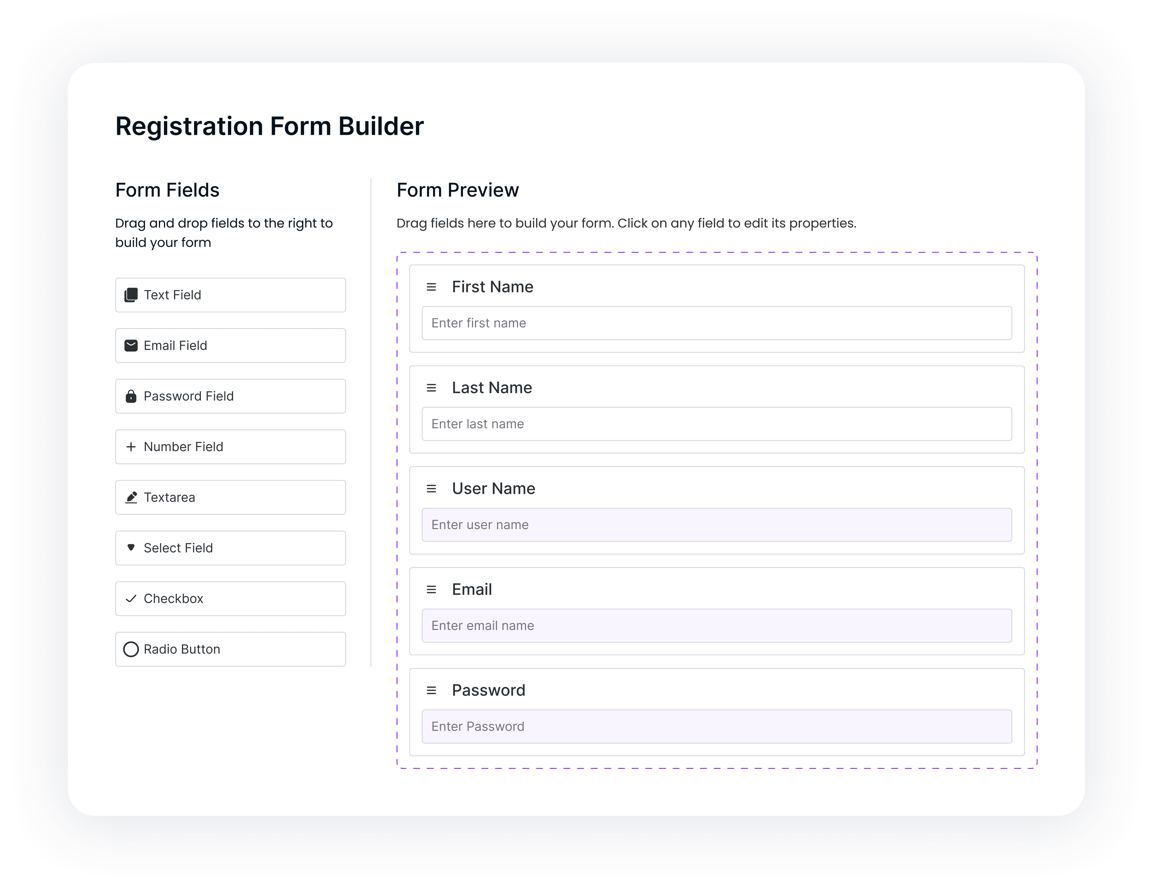 Customize Every Field to Fit Your Needs